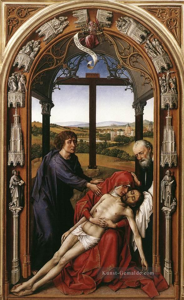 Miraflores Altar Mitteltafel Rogier van der Weyden Ölgemälde